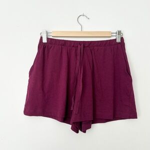 SKIN wild orchid soft lounge shorts